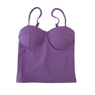 性感百搭基础纯色修身显瘦短款吊带背心内搭打底衫上衣女夏季新款