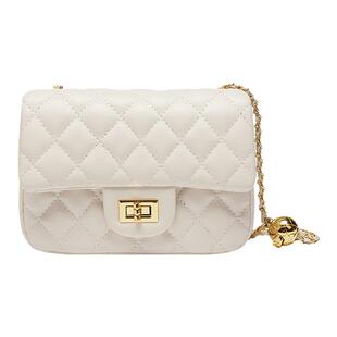 香港品牌包包女春2026新款潮小香风软皮时尚方胖子菱格链条斜挎包