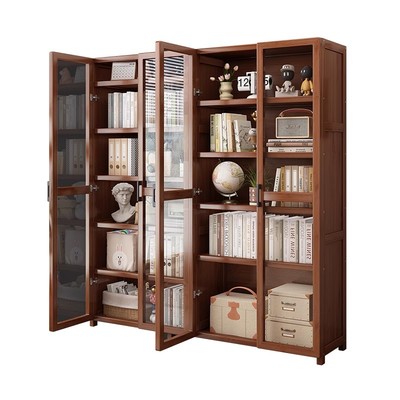 【超大空间】书柜带门防尘储物柜