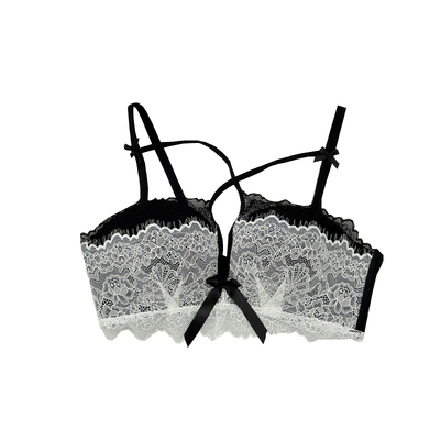 蕾丝性感小胸聚拢文胸罩