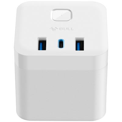 公牛魔方插座20W快充多插位排插