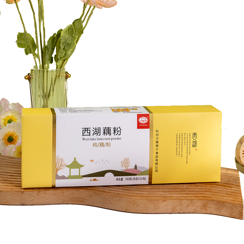 杭州老字号万隆果干食品纯藕粉
