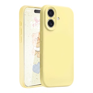 新款液态硅胶铂信适用苹果17手机壳iPhone16保护套15promax透明情侣14镜头全包13软小众PM女男ip不会撞外可爱