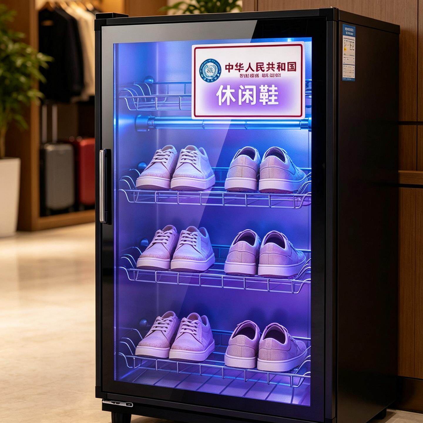 立式拖鞋消发廊修甲器迷你盒鞋子消毒柜理发机内衣箱商家商用美甲