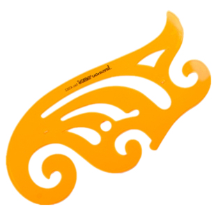 金丝猴曲线模板云型尺15/20/25/30/35cm云尺建筑设计专用制图工具漫画曲线尺子绘图模板