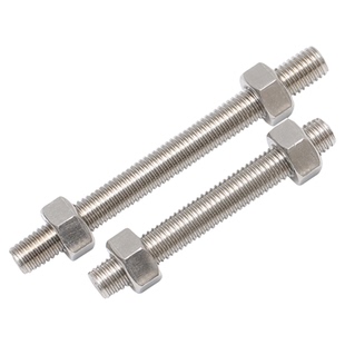 304不锈钢全螺纹丝杆螺母套装组合牙条螺杆螺柱牙棒螺栓螺帽螺丝