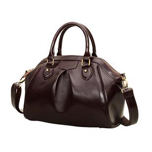 真皮手提包女士2025新款轻奢小众高级感大容量单肩饺子包休闲女式