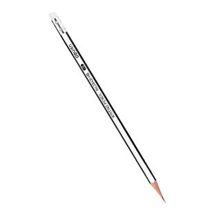 得力铅笔小学生专用一二年级2b幼儿园儿童hb初学者大三角2比无毒新无铅带橡皮擦头三棱正姿原木菱练字笔文具