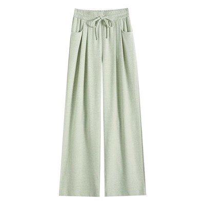 糯米裤女2025新款秋冬窄版阔腿裤