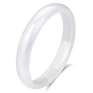 白月光玉髓手镯女款轻奢小众天然冰种翡翠色镯子三八节礼物送妈妈