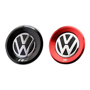 适用于大众桑塔纳捷达朗逸速腾帕萨特宝来迈腾方向盘标圈内饰改装