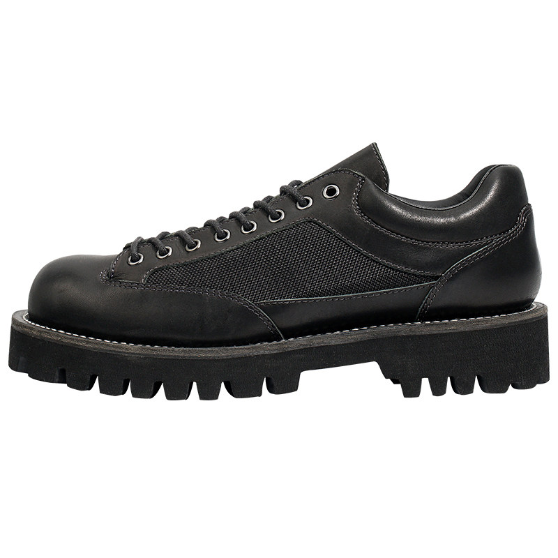 BLESS SHOE Mountain Hike固特异工艺低帮真皮登山鞋防水工装靴
