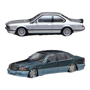 SW 1:64 宝马635CSi 奔驰S600 虎头奔W140 合金仿真汽车模型收藏