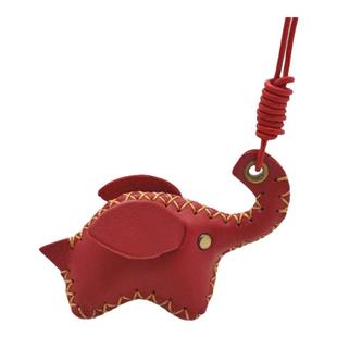 真皮 好运小象~牛皮吊饰包挂件大象车钥匙扣情侣挂饰礼物手账书签