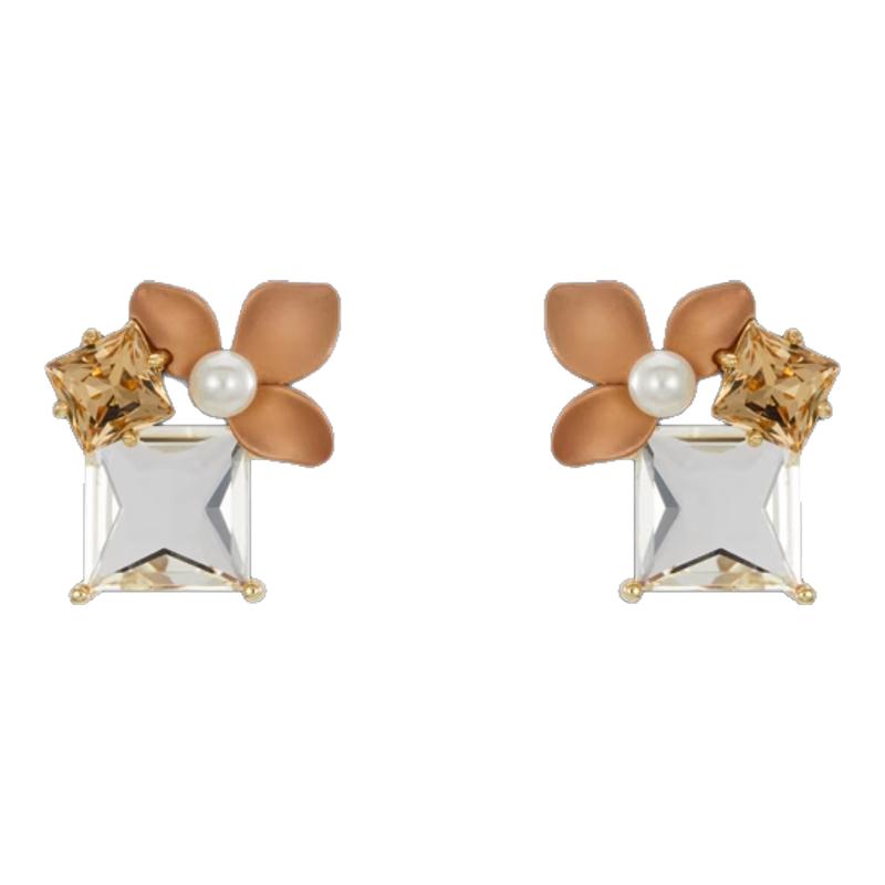 Riotlily/艾特里里香槟花语耳环清爽甜美浪漫花朵耳钉圣诞送女友