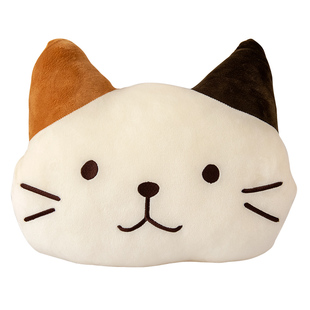 日本猫咪暖手抱枕插手日式毛绒可爱卡通办公室卧室女生冬天捂手枕