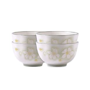 美康之家特别好看的吃米饭碗个人专用陶瓷汤面碗釉下彩酸奶碗碟盘