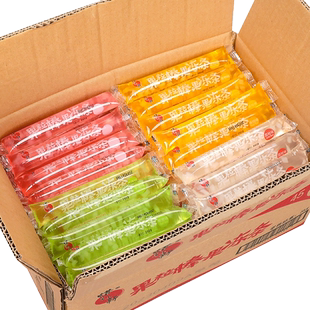 蜡笔小新果粒果冻条5斤散称草莓荔枝苹果香橙味儿童可吸果冻零食