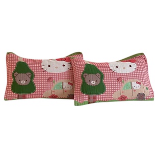 a类卡通纱布枕巾纯棉一对装2025新款100全棉枕头巾防头油枕头垫巾