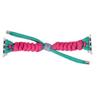 适用iwatch11苹果S11手表s10扭扭结手绳表带applewatch9多巴胺9创意S8尼龙编织SE3可爱7代女夏保护壳个性智能