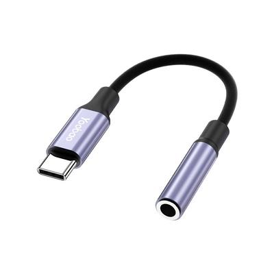 羽博typec耳机转接头弯头转3.5mm