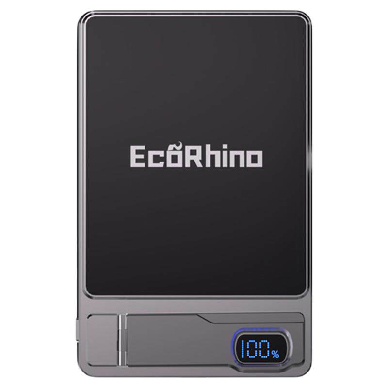 EcoRhino犀牛超薄magsafe外接电池15W磁吸充电宝快充便携移动电源