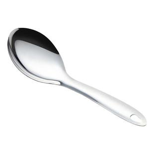 不锈钢大饭勺子加厚薄款挖芒果汤粥瓢快餐店分菜饭堂幼儿园打饭勺