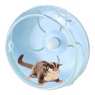 蜜袋鼯专用跑轮静音跑步机带支架蜜袋鼬飞鼠解闷玩具用品笼子造景