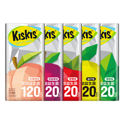 Kiskis无糖薄荷糖加益生菌闪闪盒