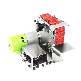 小型迷你电动砂带机机开刃台式打磨机抛光机磨刀机神器磨刀器沙带