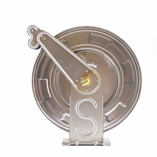 304不锈钢卷管器卷盘全自动收缩石油食品厂清洗机高压水鼓收卷器