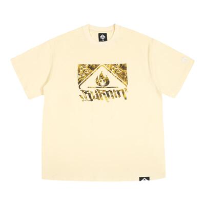 BURNIN*迷彩方片LOGO系列短袖T恤