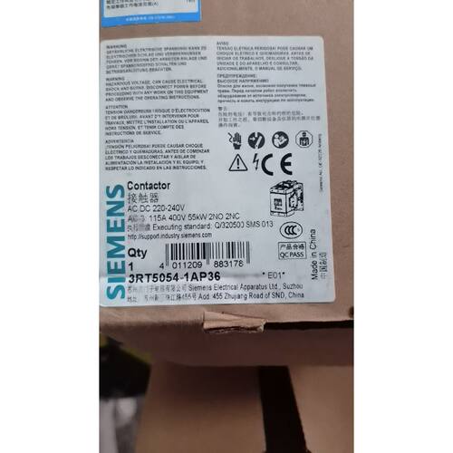 议价可维修西门子接触器3RT50541AP36带原包装全新感兴趣的话点我