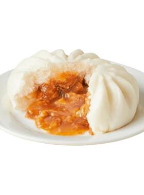 鸿津蜜汁大叉烧包780g/6个半成品广式茶点早点点心方便懒人速食