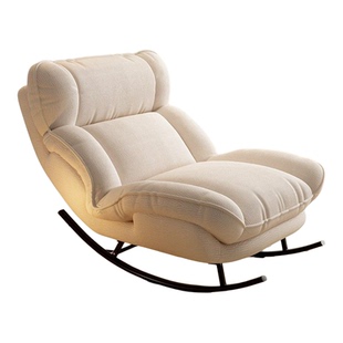 云朵摇摇椅大人躺椅成人可睡觉家用阳台休闲客厅单人折叠懒人沙发