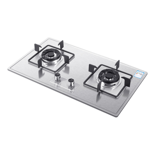 家用燃气灶不锈钢双灶10T12T天燃气台式嵌入式液化气玻璃单炉