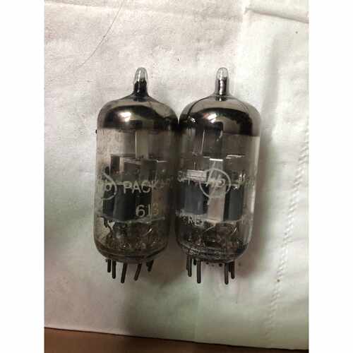 议价HP 荷兰产6DJ8/ECC88电子管，圆环、十字顶、暗码，