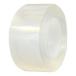 纳米双面胶高粘度3m长强力无痕双面胶防水汽车用超强力固定贴墙春联对联专用万能魔力双面胶带透明不留痕胶布