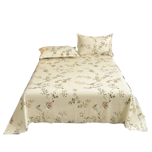 全棉磨毛床单加厚学生宿舍0.9/1.2/1.5m米床双人加大纯棉被单单件