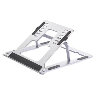 笔记本电脑支架铝合金增高架子办公桌面托架折叠便携式手提macbook散热架17寸16游戏本可调节升降悬空支撑架