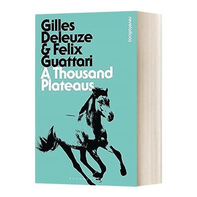 英文原版 A Thousand Plateaus 千高原 吉尔 德勒兹 英文版 进口英语原版书籍