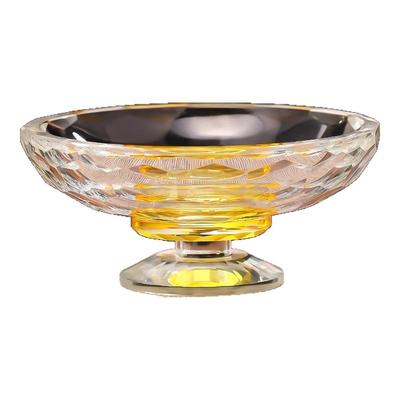 佛前供碗水晶供素菜碗供佛斋碗透明玻璃贡碗家用供奉水杯佛堂供杯