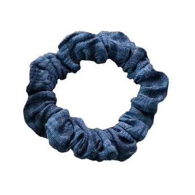 法式复古格子小肠发圈高弹力日常耐用纯棉发绳百搭通勤皮筋头绳女