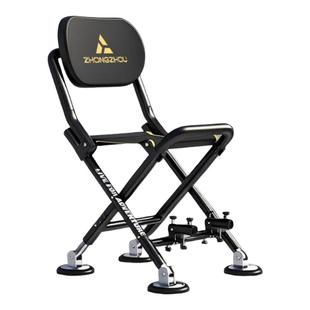 折叠钓椅野钓专用全地形骑士钓椅马扎座椅便携新型可折叠钓鱼椅凳