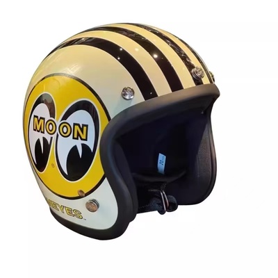 gallopmoon大眼睛摩托车3/4盔