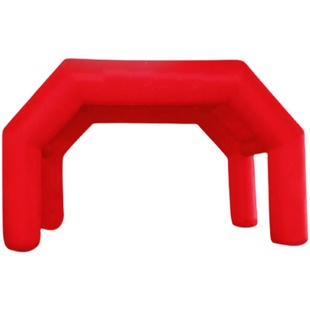 定制充气拱门帐篷四方形双拱气模遮阳彩虹门开业活动广告婚庆喜棚