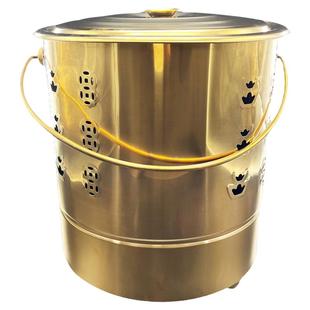 加厚款家用烧纸桶烧金桶不锈钢元宝焚化烧经化宝桶室内家用焚烧炉