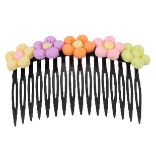 可爱卡通儿童刘海打理专用碎发神器前额发夹女童头饰发梳插梳发卡