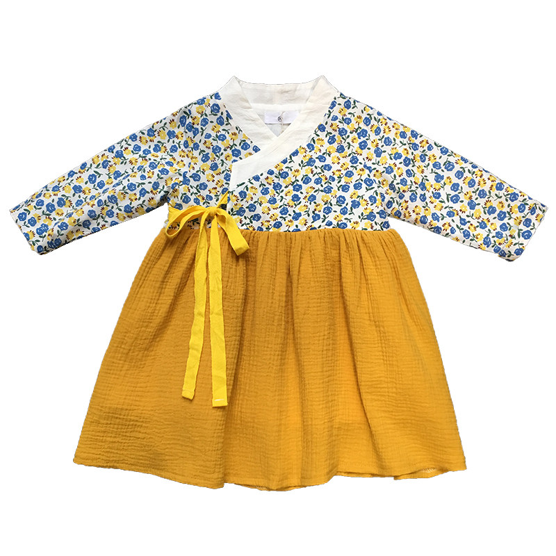 宝宝汉服女童连衣裙儿童襦裙中国风裙子古风民族服装春装汉服裙