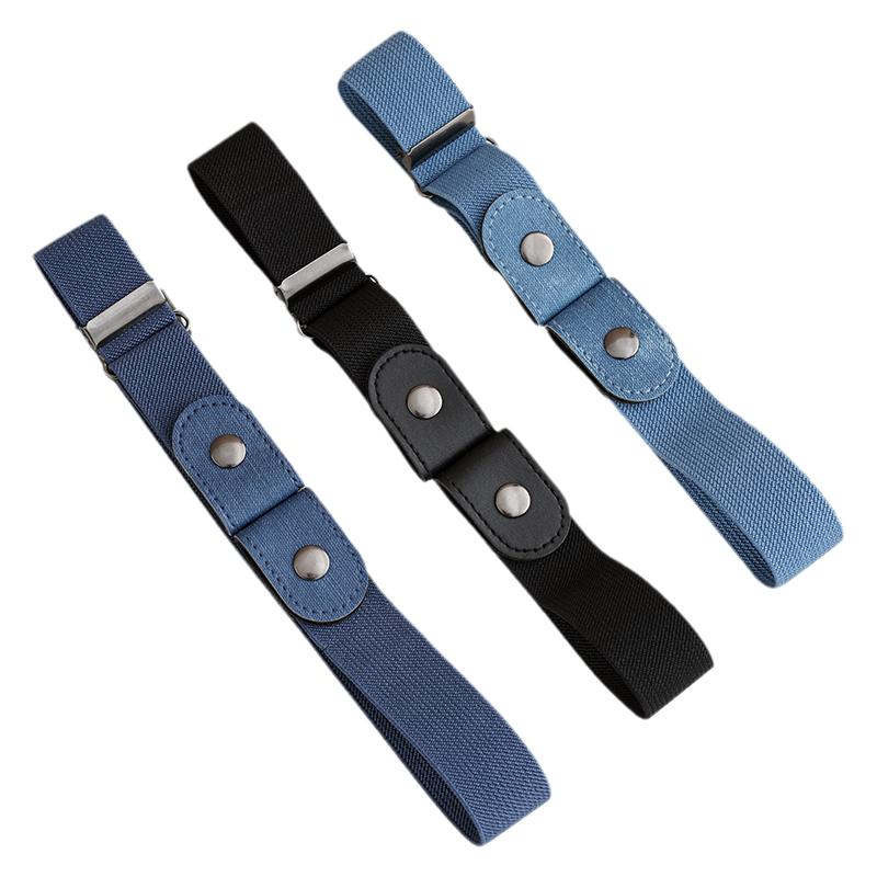 懒人皮带隐形无痕裤带男女弹力松紧无孔学生牛仔裤子腰带收腰神器